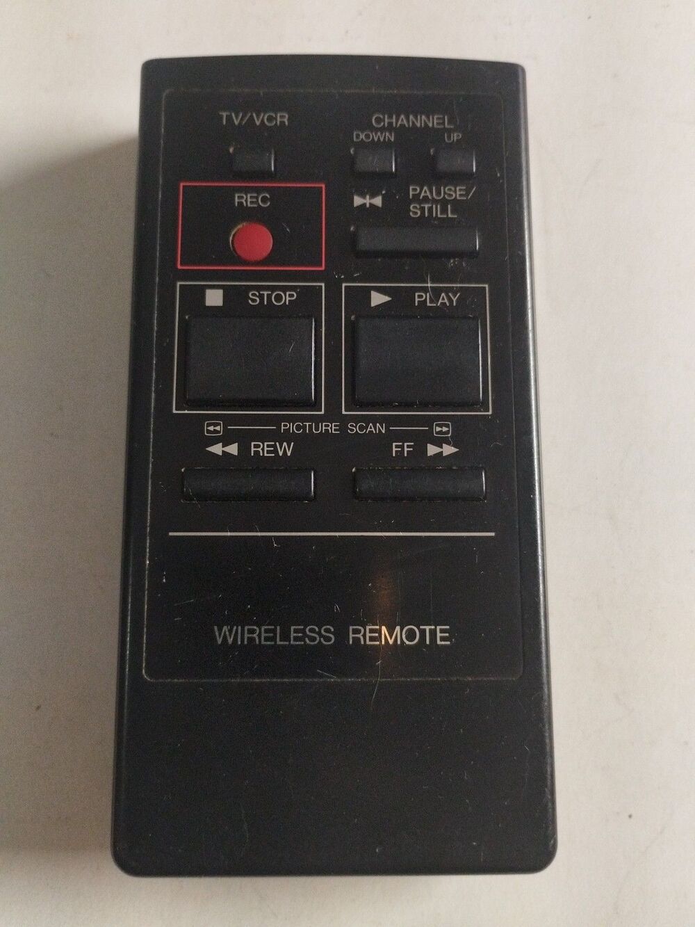oem sharp rrmcg0108gesk vcr remote control - tested & works